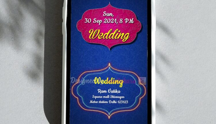 Save the Date Wedding Invitation